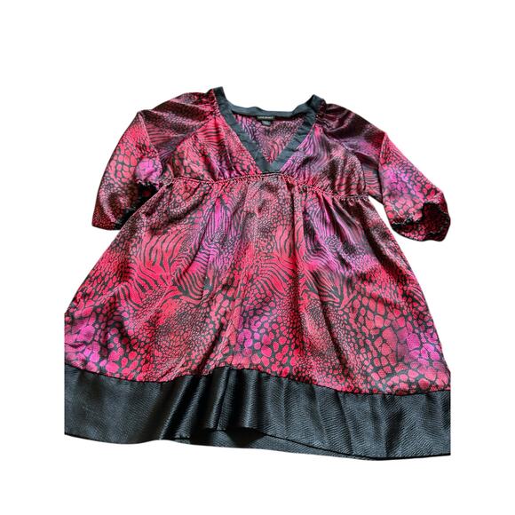 Lane Bryant Animal Print Dress - Size 18/20 - Picture 6 of 10